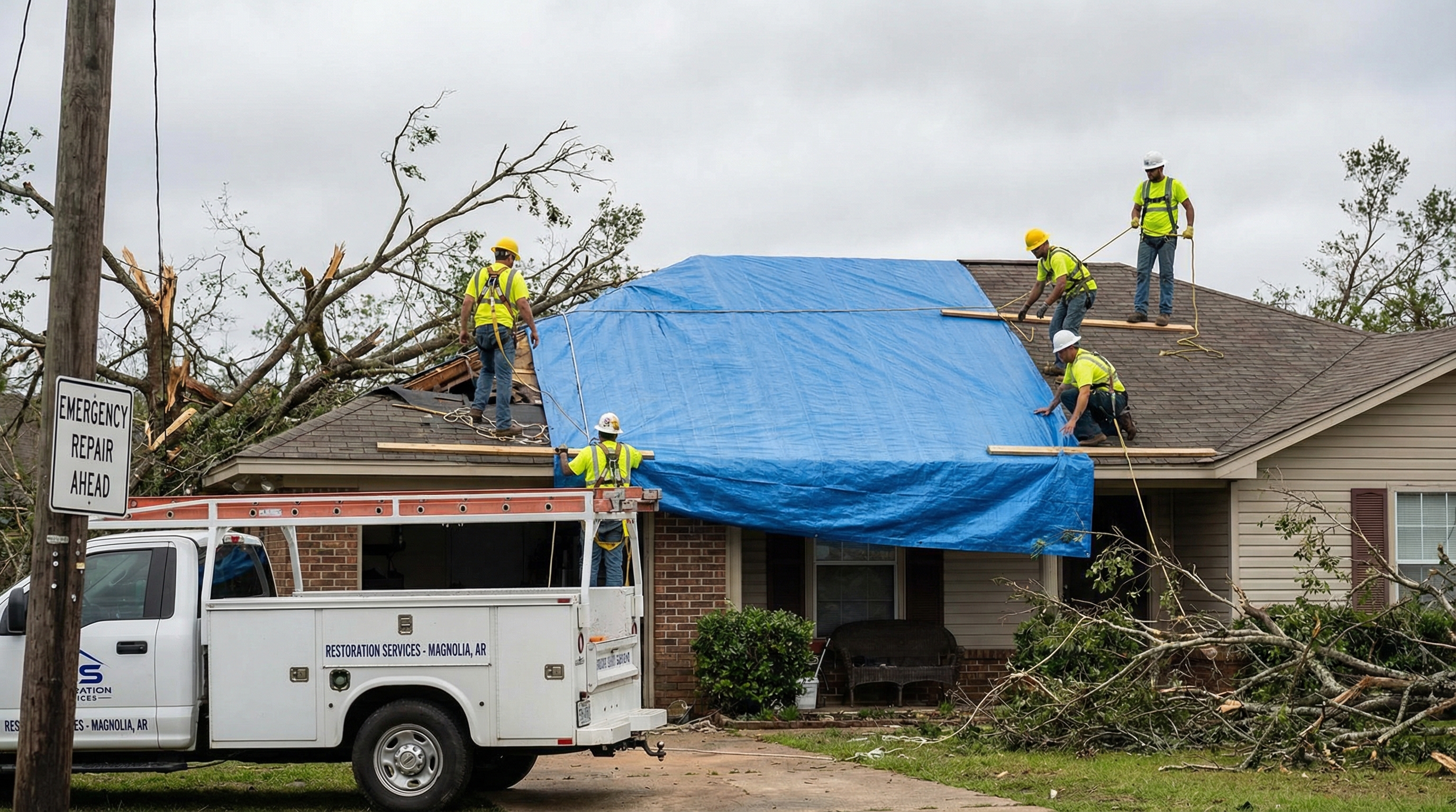 Debris removal and tree damage Magnolia AR